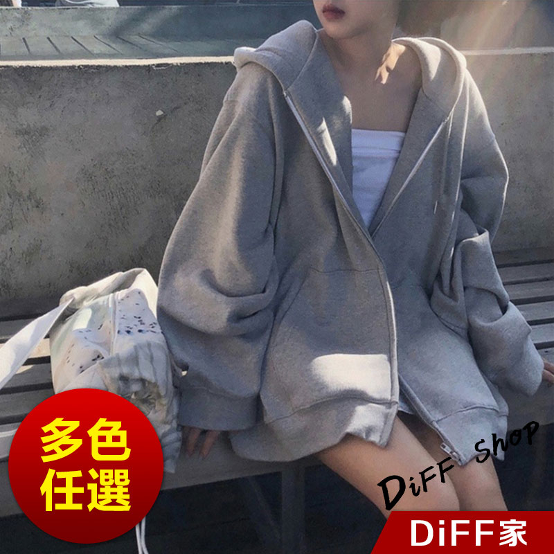 [DIFF] Custom Korean Classic Sports Hooded Jacket Sports Jacket Hooded Jacket Hoodies Clothing Women's Winter Long Sleeve Tops Coat [J32]