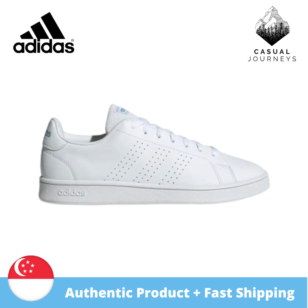 Adidas Advantage Advancourt Base Lifestyle Sneakers White Blue HP6207