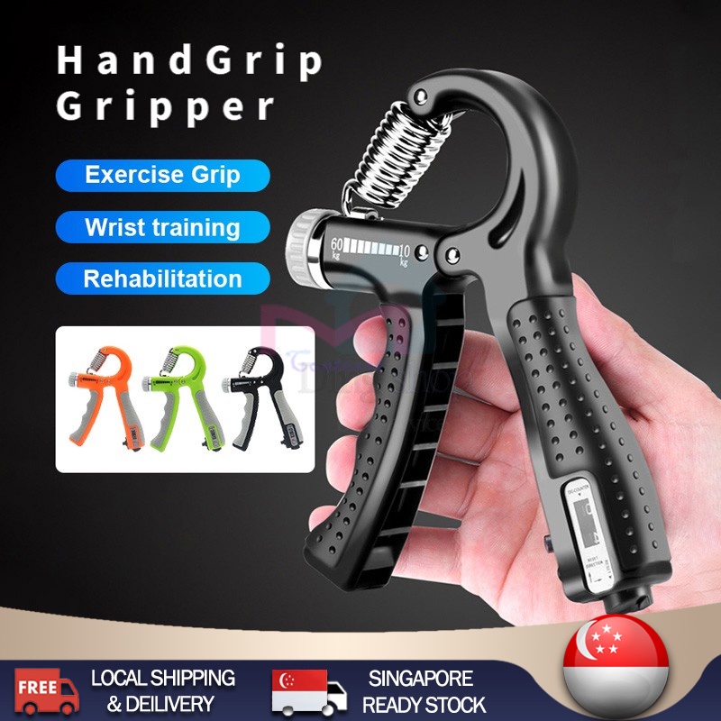 Hand Gripper/ Hand Grip Strengthener Adjustable Countable Counter Resistance Forearm Exerciser/Grip Strength Trainer 
