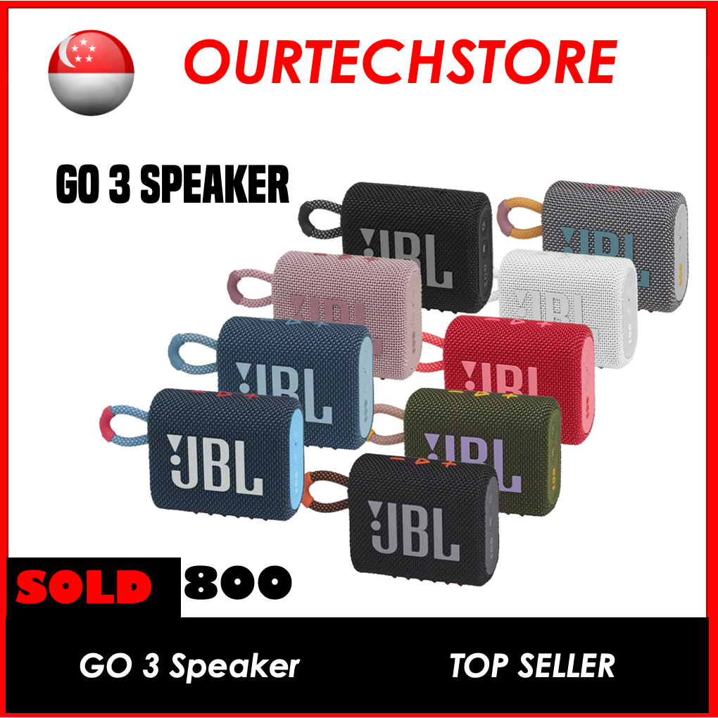 【SG  Ready Stock】JBL GO3 Bluetooth Audio Subwoofer Mini Wireless Bluetooth Speaker Waterproof